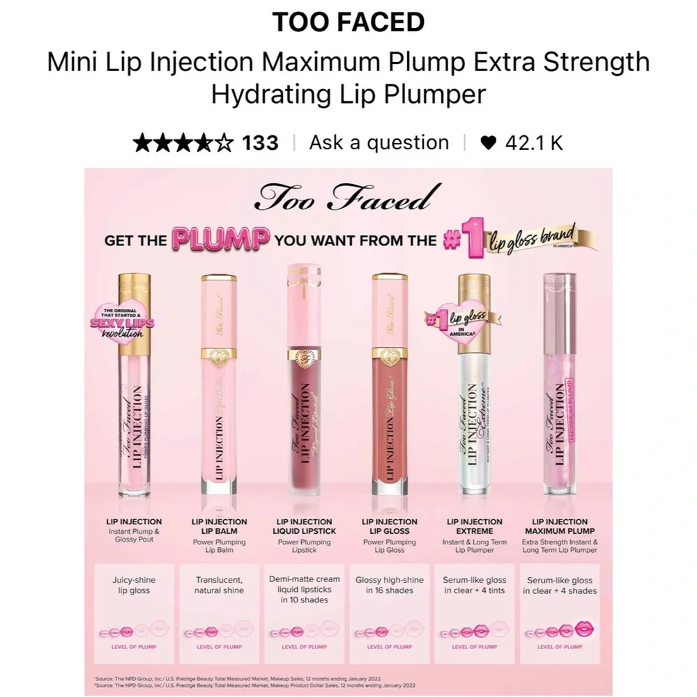 Too Faced Lip Injection Extreme - Picture 8 of 11